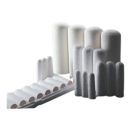 Advantec MFS N088R25X29X100MM, Extraction Thimble Filter, No. 88R, 1.6 mm Thickness, 25 mm Inner Diameter, 29 mm Outside Diameter, 100 mm Length, Quartz/Silica Fiber (Pack of 25)