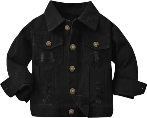 Image of Cromoncent Toddler Denim Jacket for Boys Girls