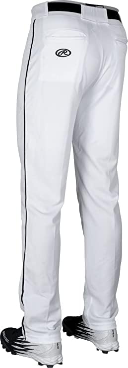Rawlings Semi-Relaxed Full Length Baseball Pant | Solid & Piped Options | Youth Sizes | Multiple Colors - Image 3