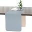 Myir JUN Chemin de Table Moderne Chemin de Table Chemin de Table Lavable Chemin de Table Extérieur Chemin de Table en Cuir Double Face Imperméable Antidérapant et Utilisable 40 X 240 cm(Gris