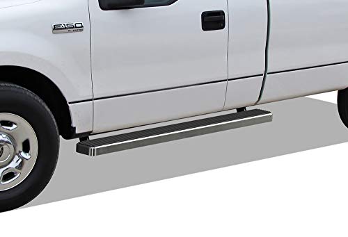 Estribos Acero Inoxidable APS para Ford F150 04-08 miniatura 1