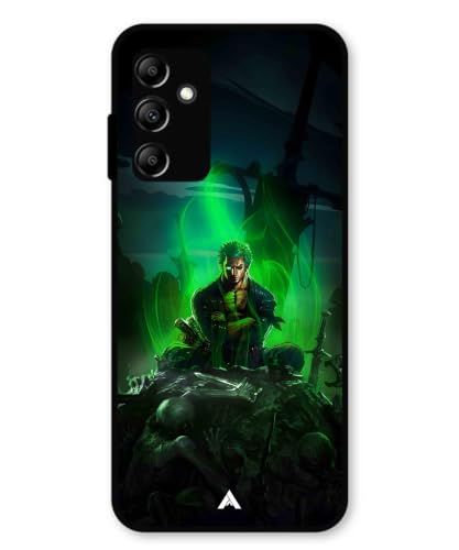 Image of Premium Anime 1 Case for Samsung Galaxy A14 5G (Glossy Finish) Soft-Touch Metal TPU Back Cover, Shockproof, Designer, Aesthetic Mobile Phone Case