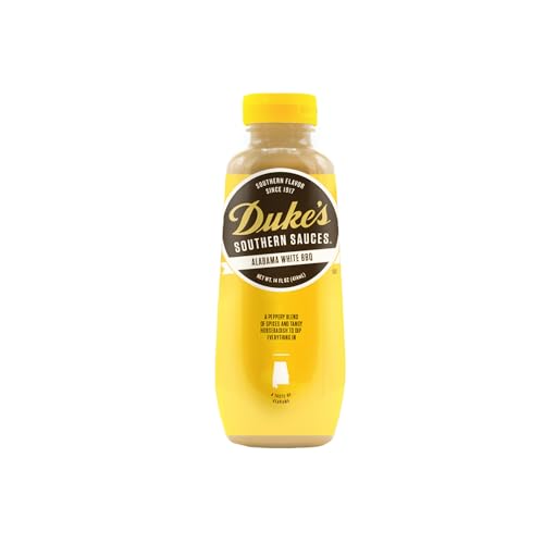 Dukeâ€™s Alabama Style White Southern Dipping Sauce - Tangy Vinegar & Horseradish, 14 Ounce (Pack of 1)