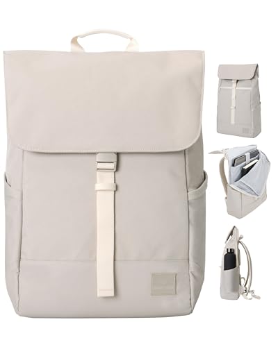 Johnny Urban Mochila Mujer & Hombre Beis - MIKA - Grande Macuto para Viaje, Universidad, Oficina - Mochilas con Compartimento para Portátil - Repelente al Agua