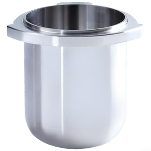 Embudo dosificador de café de 54 mm acero inoxidable portafiltro Breville plata