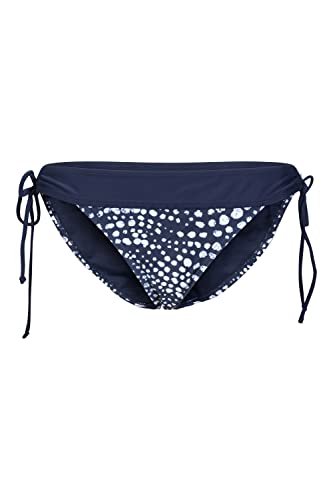 Mountain Warehouse Ocean Notion Fondos del bikiní de la noción del océano - Beachwear de Las Mujeres Ligeras, Cortocircuitos amplios de Waistband, clorina Resistente Azul Marino 38