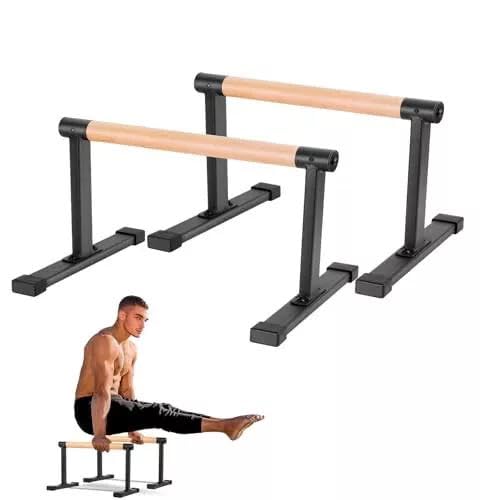 Venbytech for Wooden Parallel Bar and Bar with Thick Beech Handles, Push-up s