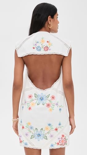 Free People Women's Willow Embroidered Mini Dress3
