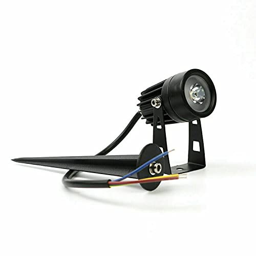 5W 3000K Garden Spot Light, LED Outdoor Garden Light Mains Power, 8-in-1 Outdoor Landscape Spotlight,IP65 Waterproof Lighting for Lawn Pathway Yard (Warm White)