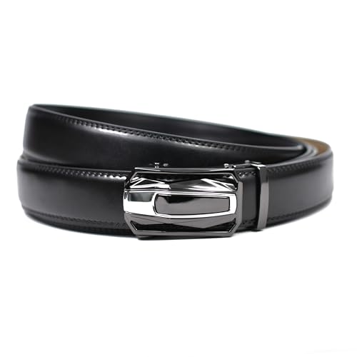 Image of WildHorn Men's Genuine Leather Belt for Men| Premium Auto-Lock Buckle | Adjustable up to 48 inch | Formal & Casual Wear | Micro-Adjust Fit | Stylish Gift Box Included