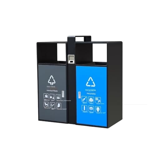 Caneca de basura grande para exteriores para hogar/oficina