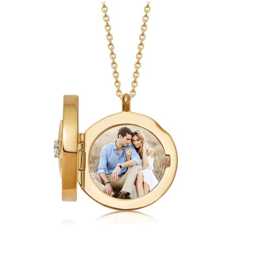 Locket Necklace Personalized Necklaces For Women Lockets For Women That Hold Pictures Necklace North Star Photo Necklace Personalized Locket Sterling Silver #TOP3