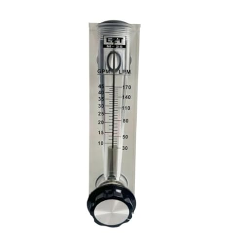 Débitmètre liquide réglable double ligne 10-45 GPM haute lisibilité pour panneau de contrôle