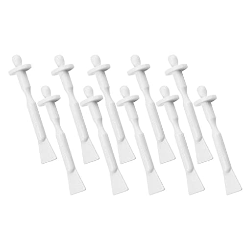 Fityle 10 Pieces Two-in-One Multi-Use Waxing Applicator Sticks Hair Removal Spatula Fit for Home or Beauty Salon
