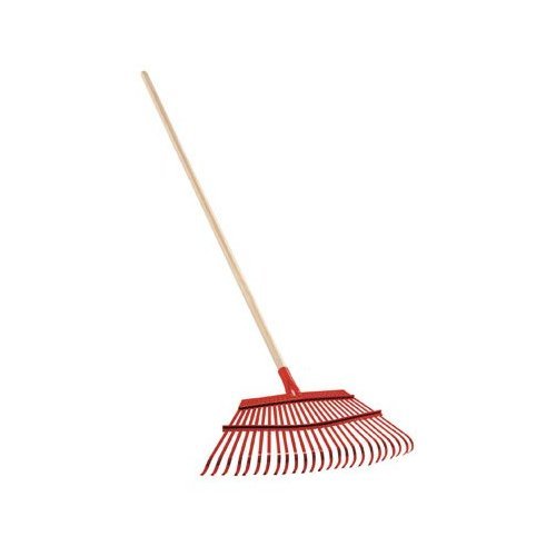 Corona Clipper Rk62001 Corona Rk 62001 Leaf Rake With Wooden Handle, 19", Inches, Red #TOP8