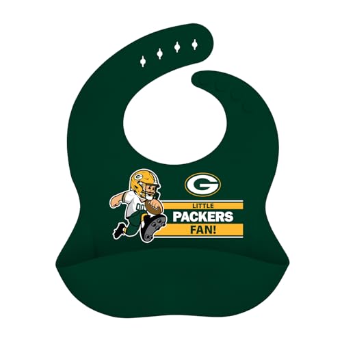 Baby Fanatic Green Bay Packers Silicone Bib