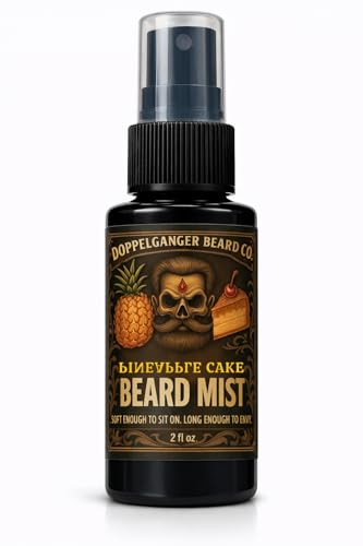 Beard Mist - Beard Cologne & Conditioning Spray for Men Leave-In Beard Conditioner with Aloe & Jojoba Hydrates Softens Reduces Itch & Never Feels Greasy