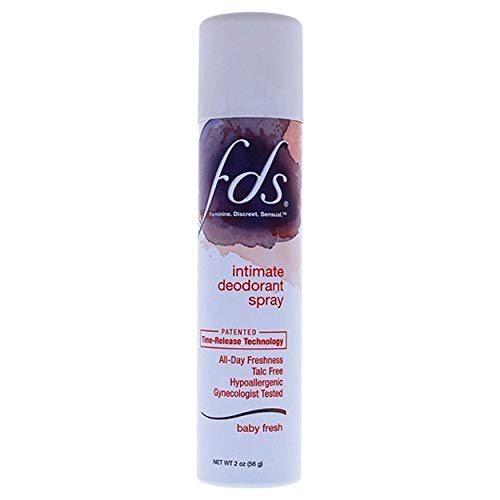 FDS Intimate Deodorant Spray Baby Fresh - 2 oz, Pack of 6