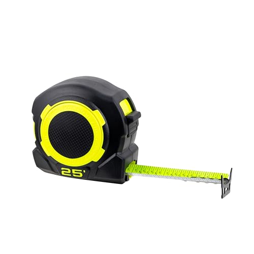 Image of Komelon 25' Retraction Control Tape Measure | Retraction control disc