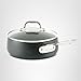 All-Clad HA1 Hard Anodized Nonstick SaucePan 2.5 Quart Induction Oven Broiler Safe 500F, Lid Safe 350F Pots and Pans, Cookware Black