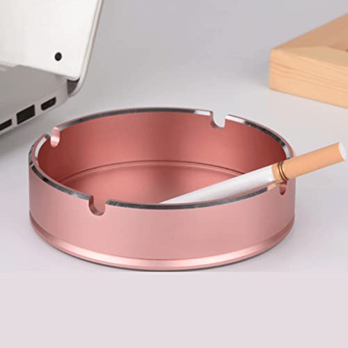 Cendrier extérieur et intérieur or rose pour table de balcon - 4