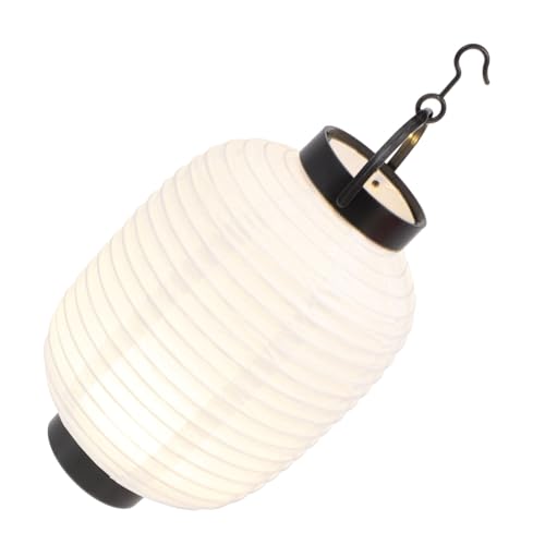 Sosoport 日式冬瓜形提灯 折りたたみ式装飾用ランタン ホワイト 高さ パーティーや祭りの雰囲気作りに や写真撮影小道具にも適用