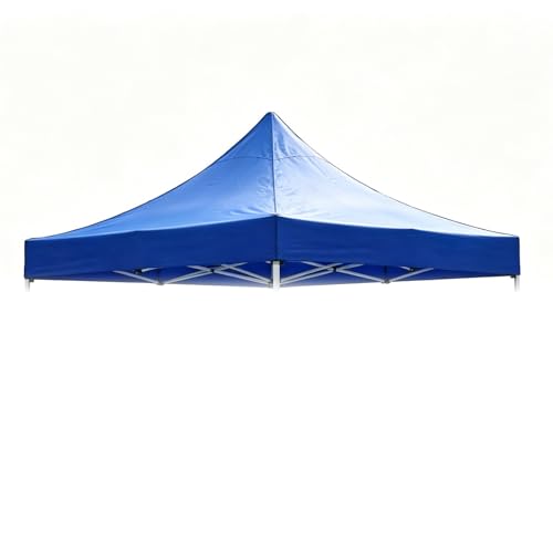 Techo de Repuesto, Techos de Carpas, Resistente Al Agua, Reemplazo Resistente Al Viento para Acampada, Patios y Jardines, Excepto la Estructura(Blue,2.0mx2.0m)