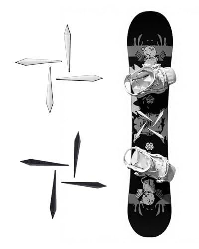 NOKOGMT Snowboard Stomp Pad 8PCS - Cool Snowboard Grip Pads for Boots - Non-Slip Snowboard Foot Pad...