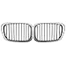 Viviance Grille de calandre Noire chromée Compatible avec BMW E39 Série 5 525530535540 M5 1995-2004