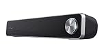 Trust Arys Barra de Sonido para PC/Ordenador Portátil, 12 W, Alimentación USB, 3,5 mm Jack, Altavoces para Computadora, Móvil, Tablet, TV - Negro