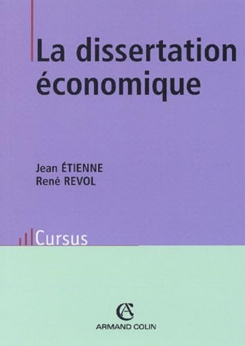 DISSERTATION ECONOMIQUE 2ED NP Etienne, Jean and Revol, René