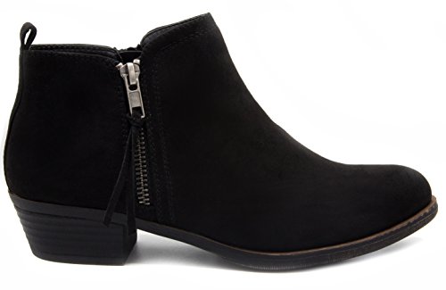 Sugar Women's Dress Block Heel Ankle Boot, Ladies Zipper Bootie2