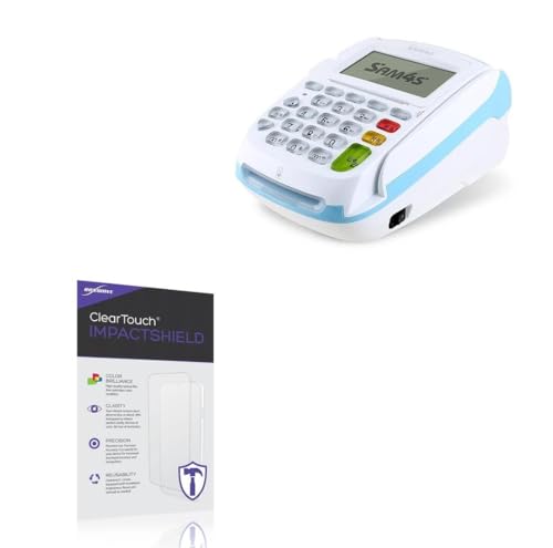 BoxWave Screen Protector Compatible With Sam4s SHC-210 - ClearTouch ImpactShield (2-Pack), Impenetrable Screen Protector Flexible Film