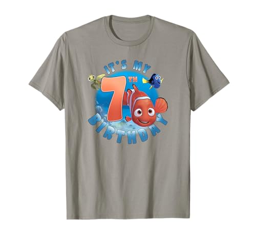 T-shirt Finding Nemo 7 ans : tee-shirt anniversaire Pixar pour garçon et fille