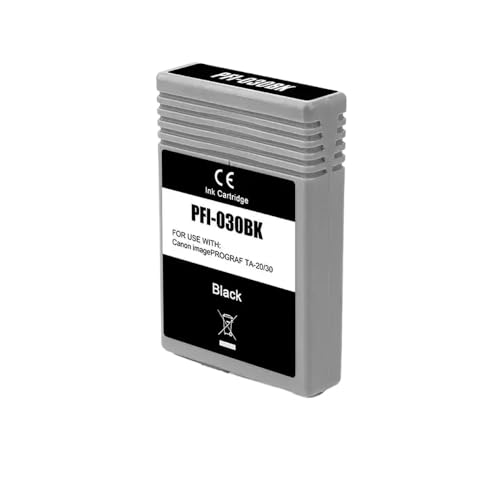 Cartouche PFI 030 noire compatible résolvant les problèmes de tracés clairs sur TM 340