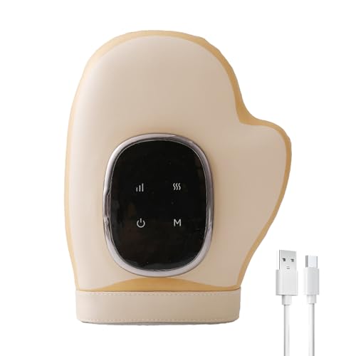 Masajeador De Manos Con Cabezal | Pantalla HD con Temperaturas | Masajeador de Manos con Calor y Compresión,Para Hombres, Mujeres, Adultos Y Mayores En Uso Prolongado De Ordenador, Trabajo