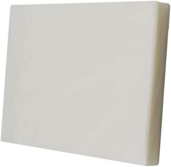 TEHAUX Home Supplies 100 Pcs Universal Thermal Laminating Sheets Photo Sealing Film (0.08mm A4 White)