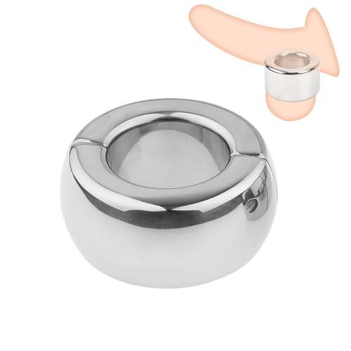 Générique Anneaux de Poids en Acier Inoxydable pour Hommes, Anneaux pour Accessoires d'entraînement 35mm-A394FR (Magnétique, 40mm)