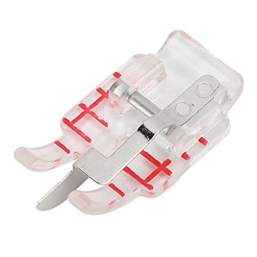 Pie prensatela 1/4 para máquina de coser 1 pieza acero inoxidable