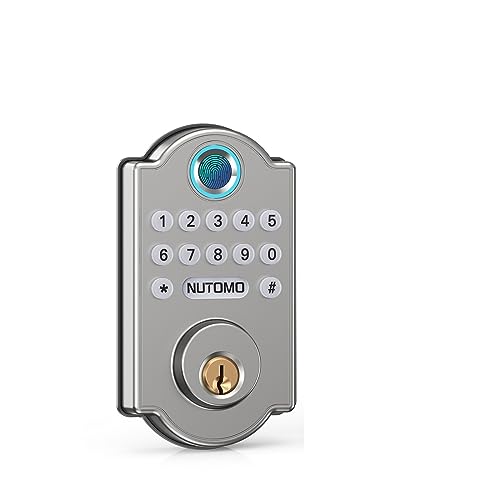 Fechadura de porta com impressão digital inteligente, entrada sem chave, fechadura frontal, aparênci