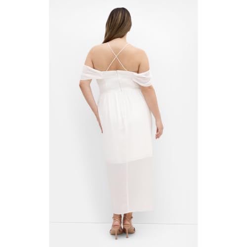 Image of City Chic Women's Plus Size Dress - Entwine Maxi
