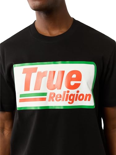 True Religion Men's Short Sleeve High Density Tee - Casual Crew Neck T-Shirt2