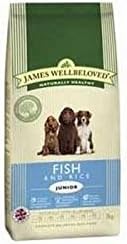 James Wellbeloved Complete Junior Dog Food with Fish and Rice (2kg) (Pack of 4)