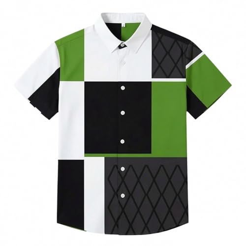 Chemise hawaïenne pour homme confortable et légère à imprimé d'été