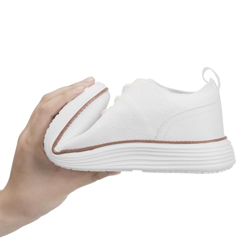 Vanto Men's KnitFlex Casual Dress Mesh Sneakers Oxfords Lace-Up Lightweight Casual Walking Shoes4