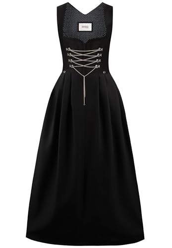 Stockerpoint Amber - Traje tirolés para Mujer Negro (Negro Negro) 54