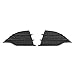 HECASA Front Fog Light Hole Cover Set Compatible with 2013-2016 Ford Escape Replacement for CJ5Z17E810AA CJ5Z17E811AA FO1039124 FO1038124 Bumper Grille Insert Driver & Passenger Side