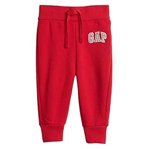 GAP Baby Boys’ Logo Pull-on Jogger Sweatpants