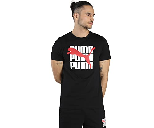 Image of Puma Men's Cotton Regular Fit T-Shirt