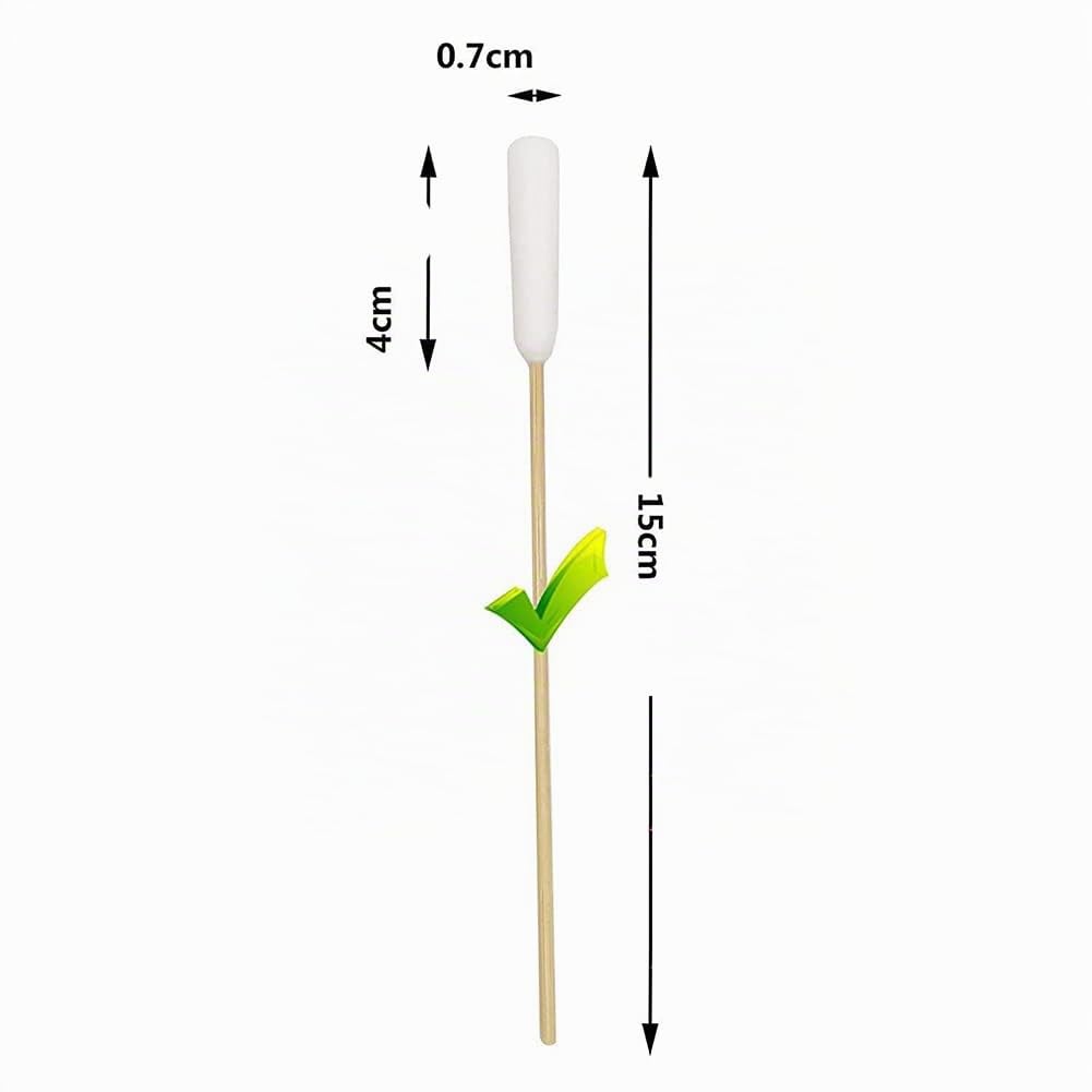 Lot de 100 Cotons-tiges Extra Larges à Pointe Large pour Cotons-tiges Longs